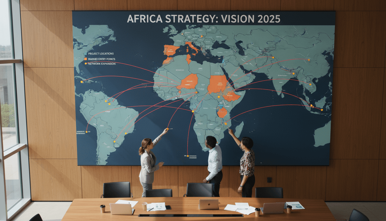Map showing AfriHIP regional expansion across African markets
